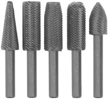 Шарошки стальные по металлу, 5 шт. FIT IT