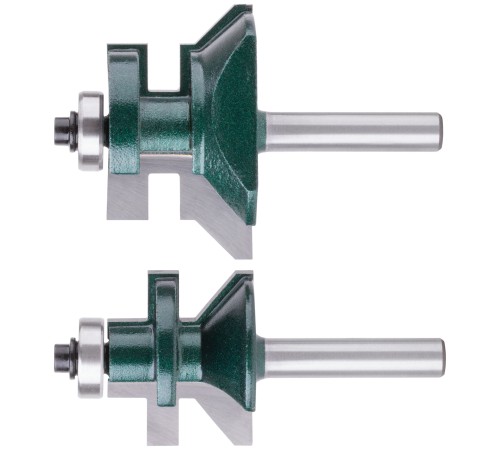 Фрезы по дереву для вагонки, набор 2 шт., деревянный бокс, DxH=50,8/34,9х28,6 мм FIT IT Фрезы по дереву для вагонки, набор 2 шт., деревянный бокс, DxH=50,8/34,9х28,6 мм FIT IT