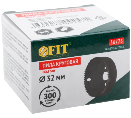 Пила круговая инструментальная сталь 32 мм FIT IT