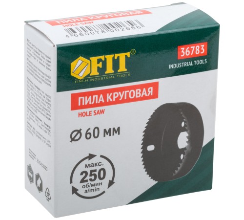 Пила круговая инструментальная сталь 60 мм FIT IT