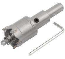 Коронка кольцевая с карбидными вставками Профи (для отверстий в нержавеющей стали) 25 мм FIT IT