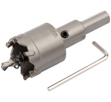 Коронка кольцевая с карбидными вставками Профи (для отверстий в нержавеющей стали) 30 мм FIT IT