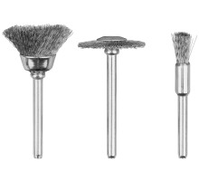 Корщетки из нержавеющей стали, набор 3 шт. FIT IT