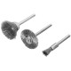 Корщетки из нержавеющей стали, набор 3 шт. FIT IT