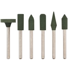 Насадки резиновые полировальные мелкой зернистости, набор 6 шт. FIT IT