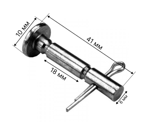 Штифт со шплинтом для снегоуборщиков Huter
