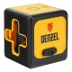 Лазерный уровень DQB-T, 30 м, зеленый луч, батарейки, штатив Denzel