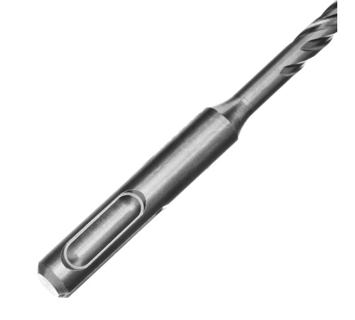 Бур по бетону, цельная крестовая пластина, 6x115 мм, SDS PLUS Denzel