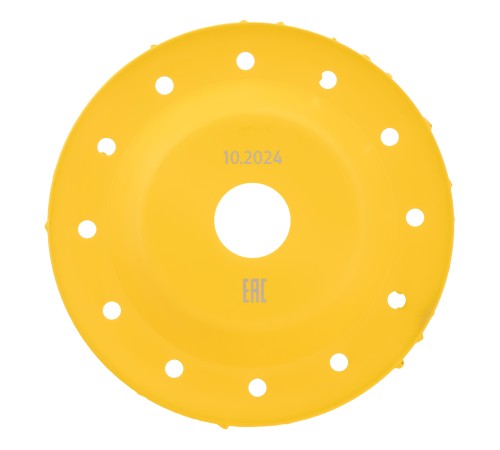 Чашка твёрдосплавная зачистная,125 мм, Наклонная, крупное зерно #8 Denzel