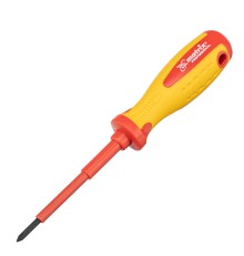 Отвертка Insulated, PH0 x 75 мм, CrMo, до 1000 В, двухкомпонентная рукоятка Matrix Professional