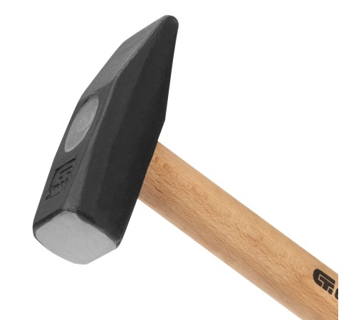 Молоток слесарный 1000 г, квадратный боек, деревянная рукоятка Сибртех