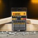 Бита TX 8х50, сталь S2, шестигранный профиль, 10 шт. Е 6,3 Denzel
