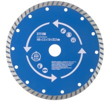 Диск отрезной алмазный "турбо" (сухая и влажная резка)  180 х 2,2 х 7 х 22,2 мм MOS