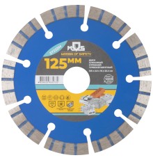 Диск отрезной алмазный турбо-сегментный, 125 x 2,0 x 10 x 22.2 мм MOS