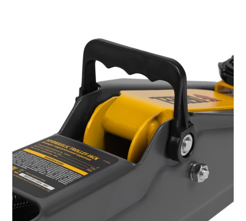 Домкрат гидравлический подкатной, 2 т, 135-385 мм Denzel