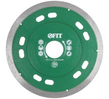 Диск отрезной алмазный сплошной (сухая и влажная резка), для кафеля и керамогранита, 125х1,1х8,0х22,2 мм FIT IT