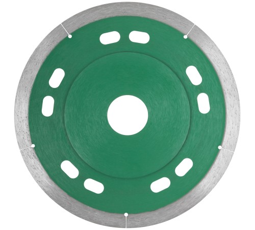 Диск отрезной алмазный сплошной (сухая и влажная резка), для кафеля и керамогранита, 125х1,1х8,0х22,2 мм FIT IT