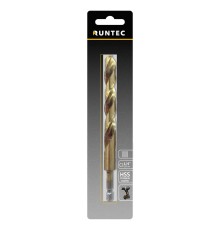 RUNTEC RT-DS10 Сверло по металлу Runtec HSS-TiN 10 x 133мм HEX 1/4"