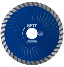 Диск отрезной алмазный "Турбо-волна" (сухая и влажная резка) 125х2,2х7,0х22,2 мм FIT IT