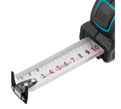 Рулетка "Automatisch", 5 м х 32 мм, нейлон, магнит, двустор. разметка, антиизлом, автоcтоп Gross