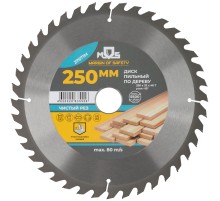 Диск пильный для циркулярных пил по дереву 250 х 32 х 40T + кольцо 32/30 мм MOS
