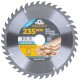 Диск пильный для циркулярных пил по дереву, 235 x 32 x 40T + кольцо 32/30 MOS