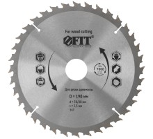 Диск пильный для циркулярных пил по дереву, спец. форма зуба 190 х 30/20 х 36Т FIT IT