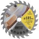 Диск пильный для циркулярных пил по дереву 185 х 20/16 х 24T FIT IT