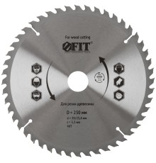 Диск пильный для циркулярных пил по дереву 230 х 30/25,4 х 48T FIT IT