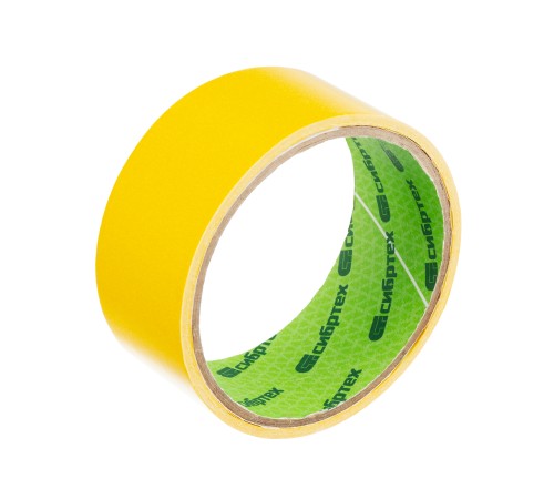 Лента клейкая двусторонняя, 38 мм х 5 м, на полипропиленовой основе Сибртех