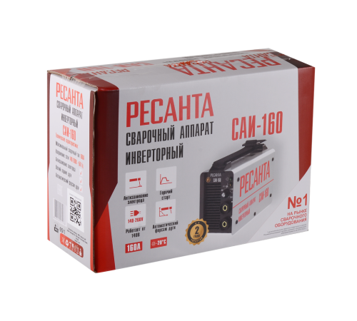 Сварочный аппарат инверторный Ресанта САИ 160 Сварочный аппарат инверторный Ресанта САИ 160