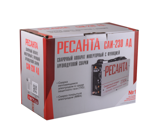 Сварочный аппарат инверторный Ресанта САИ-230 АД (аргонодуговой) Сварочный аппарат инверторный Ресанта САИ-230 АД (аргонодуговой)