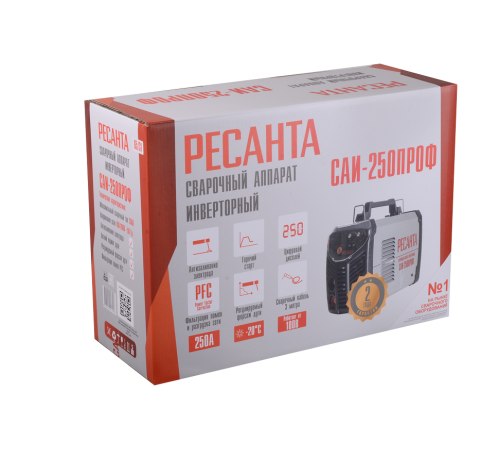Сварочный аппарат инверторный Ресанта САИ 250 ПРОФ Сварочный аппарат инверторный Ресанта САИ 250 ПРОФ