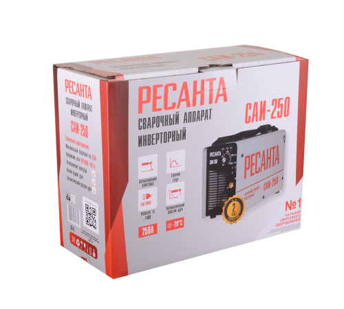 Сварочный аппарат инверторный Ресанта САИ 250 Сварочный аппарат инверторный Ресанта САИ 250