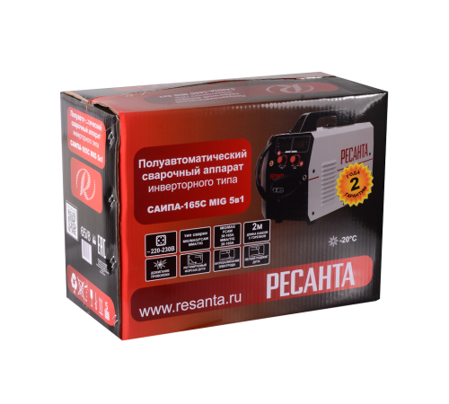 Сварочный полуавтомат САИПА-165С MIG 5в1 Ресанта