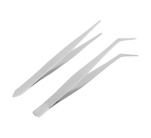 Набор пинцетов из нержавеющей стали, 2 шт, Sparta