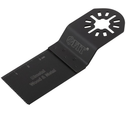 Полотно пильное фрезерованное ступенчатое, Bi-metall Co 8%, 32,5х0,8 мм FIT HQ