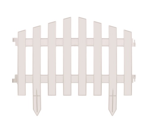 Забор декоративный "Марокко", 28 х 300 см, белый, Palisad Забор декоративный "Марокко", 28 х 300 см, белый, Palisad