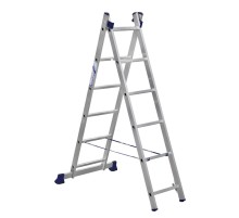 Лестница 2-х секционная алюминиевая 2*6