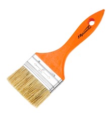 Кисть плоская Slimline 3" (75 мм) натуральная щетина, деревянная ручка Sparta