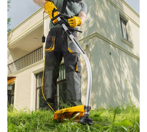 Триммер электрический TE-1100, 1100 Вт, 380 мм, катушка, разборная штанга// Denzel