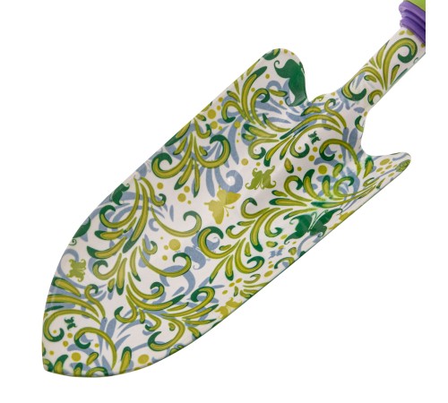 Совок посадочный широкий, 80 х 330 мм, стальной, пластиковая рукоятка, Flower Green, Palisad