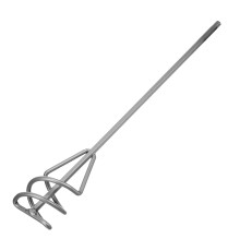 Миксер для строительных смесей, 60х9х400мм, шестигранный хвостовик Сибртех