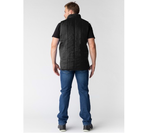 Жилет утепленный Универсальный (тк.Смесовая,210), черный