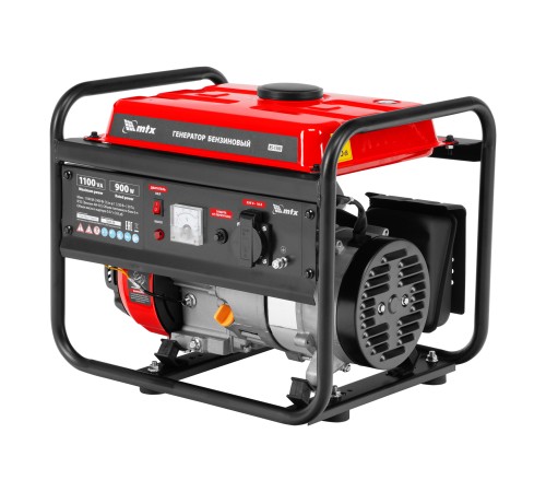 Генератор бензиновый RS-1500, 1,1 кВт, 230В, ручной стартер MTX