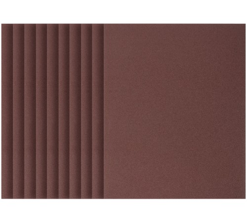 Листы шлифовальные водостойкие на тканевой основе, алюминий-оксидные, Профи 230х280 мм, 10 шт.  Р 60 FIT IT