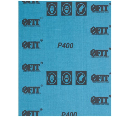 Листы шлифовальные водостойкие на тканевой основе, алюминий-оксидные, Профи 230х280 мм, 10 шт. Р 400 FIT IT