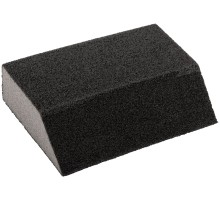 Губка шлифовальная угловая, алюминий-оксидная, 100х70х25 мм, средняя жесткость Р 180 FIT IT