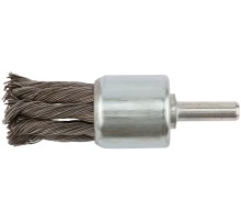 Корщетка-венчик, со штифтом, стальная витая проволока 28 мм FIT IT