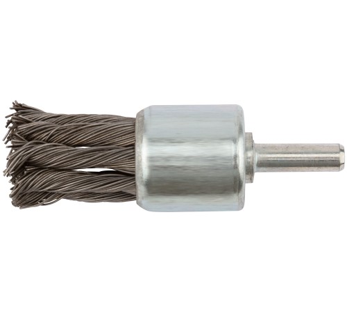 Корщетка-венчик, со штифтом, стальная витая проволока 28 мм FIT IT